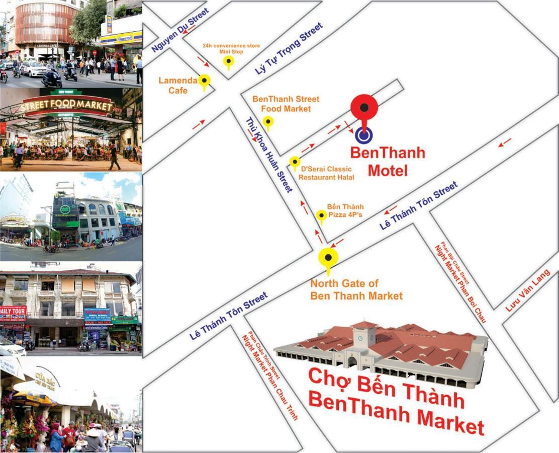 Ben Thanh Motel Ho Chi Minh-stad Buitenkant foto